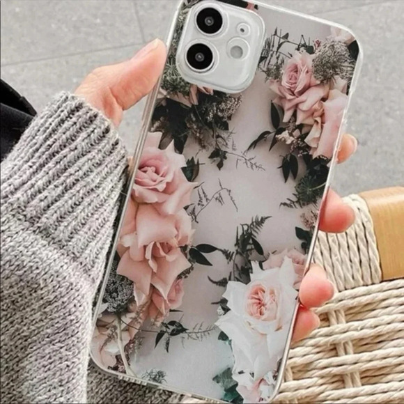 Floral print iPhone 13 case - Picture 1 of 5